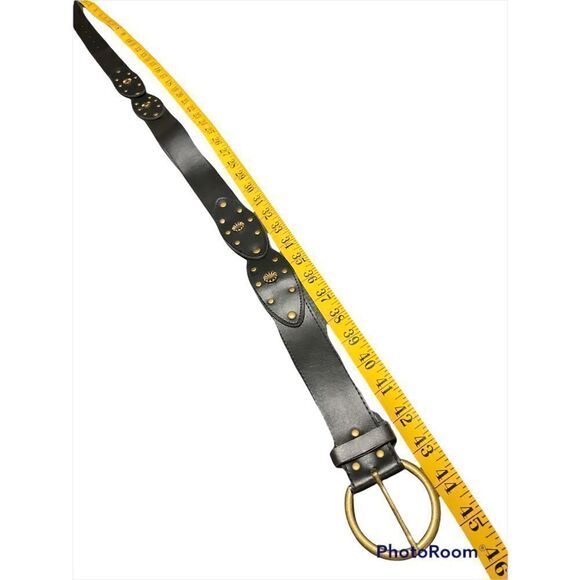 Vintage Studded Brown Belt - Picture 5 of 9